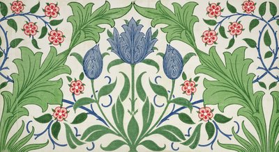 Floral wallpaper design by William Morris